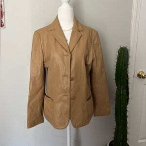 Vintage Nine West Leather Blazer